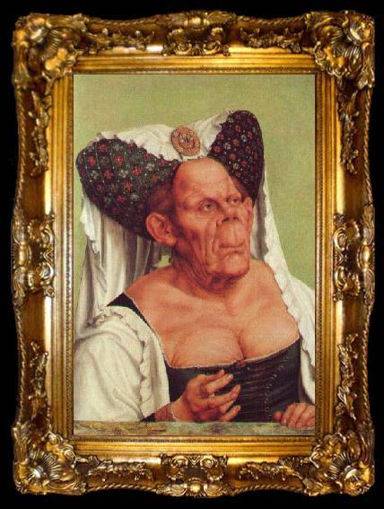 framed  Quentin Matsys A Grotesque Old Woman, ta009-2